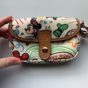 Dooney & Bourke Disney Sketch Flap Wristlet